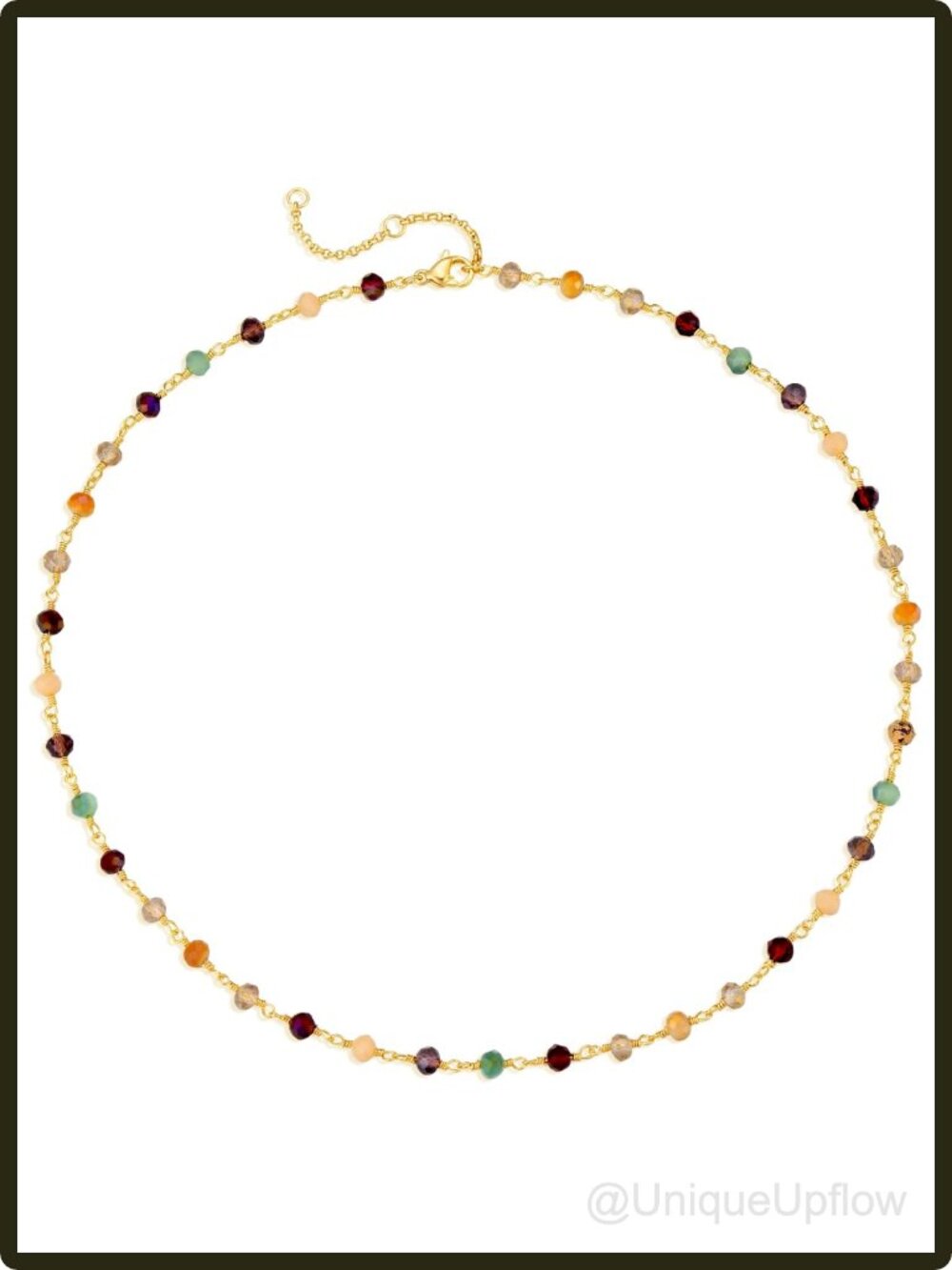 18K Gold Plated Cubic Zirconia Choker Necklace for Women